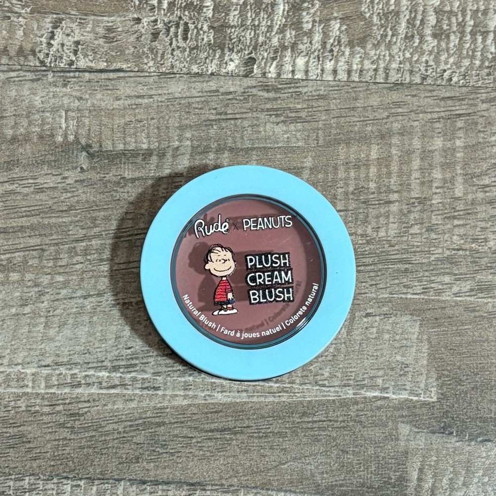! NEW! Peanuts Charlie Brown Linus Rude Cosmetics Cream Blush Full Size